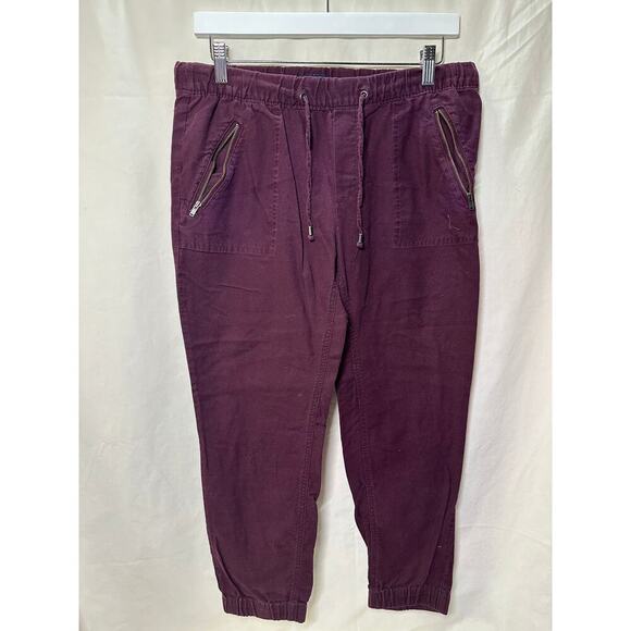 Gap Burgundy Jogger Pants – Size Small - Picture 1 of 5